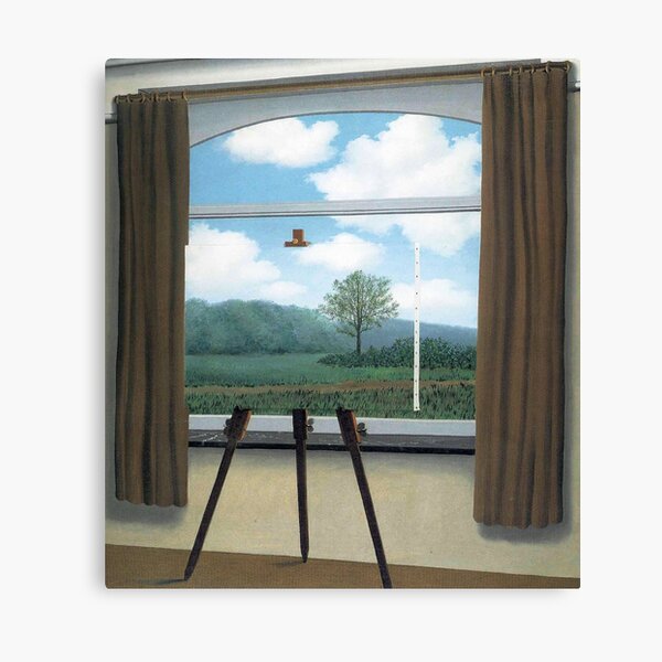 La condition humaine-René Magritte Impression sur toile