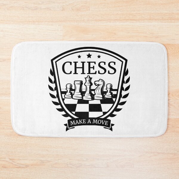 Item preview, Make A Move: Chess Crest T-Shirt designed and sold by Happy Puppy Print On Demand.