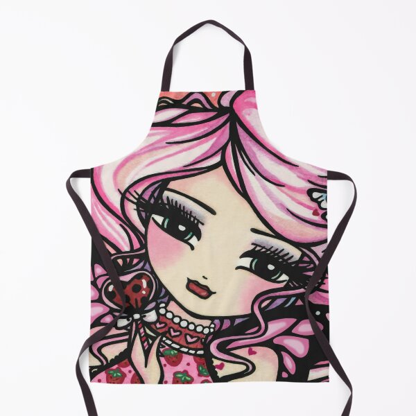 Item preview, Pink Valentines Ladybug Love Fairy Art designed and sold by hannahlynnart.