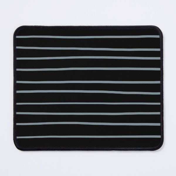 Item preview, Black and Blue Hand Drawn Horizontal Line Pattern Pairs Dulux 2022 Popular Colour Denim Drift - Color Trends designed and sold by ColorOfTheYears.