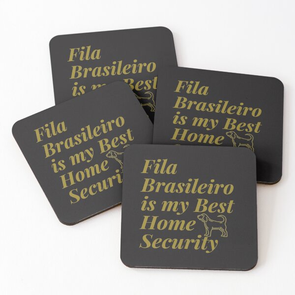 Item preview, Fila Brasileiro es mi mejor diseño divertido lindo del perro mastín brasileño de seguridad para el hogar designed and sold by silviaol.