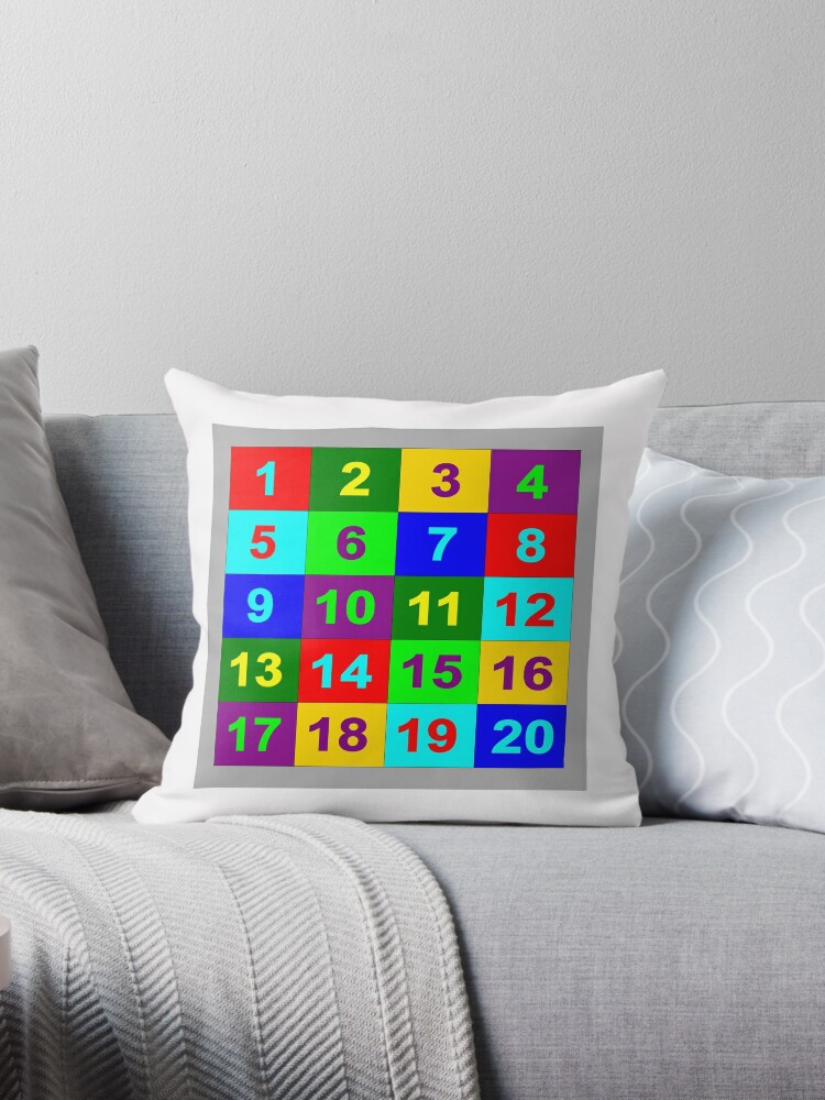 Counting Numbers 1 to 56 Number Chart Sticker for Sale by MarigoldAndCo