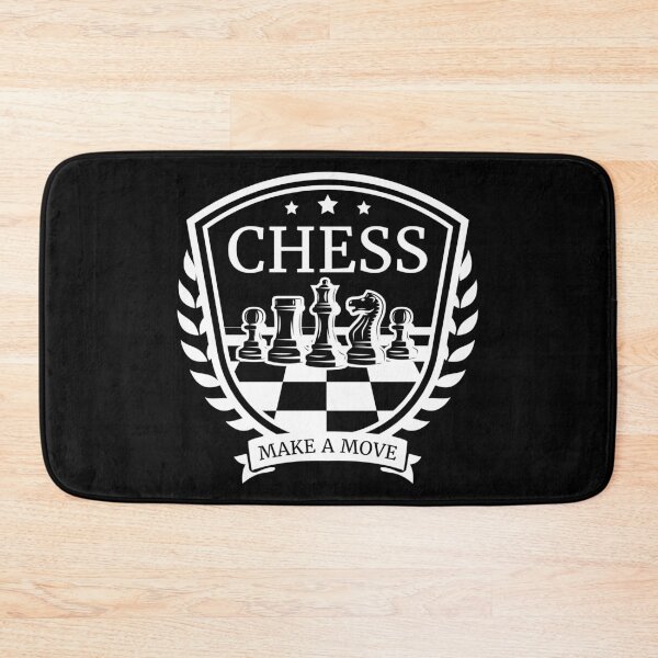 Item preview, Make A Move: Chess Crest T-Shirt designed and sold by Happy Puppy Print On Demand.