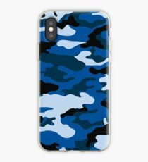 Blue Camo iPhone Case