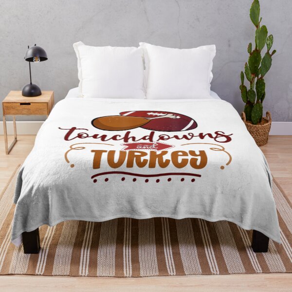 Item preview, Thanksgiving Turkey And Touchdowns Football Men Kids designed and sold by diesonlost.