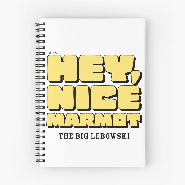 Item preview, THE BIG LEBOWSKI - HEY NICE MARMOT -FUNNY - MOVIE  designed and sold by Tropical Blood.