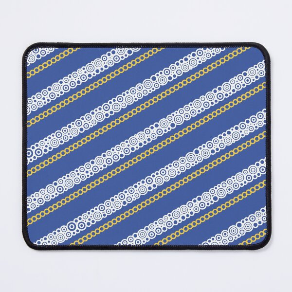 Item preview, Blue Silver Diagonal Stripes designed and sold by Pierre Bernard Jr.
