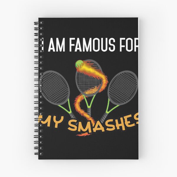 Item preview, I am Famous for my Smashes Funny Tennis Tennis Player  designed and sold by Rzelemenz.