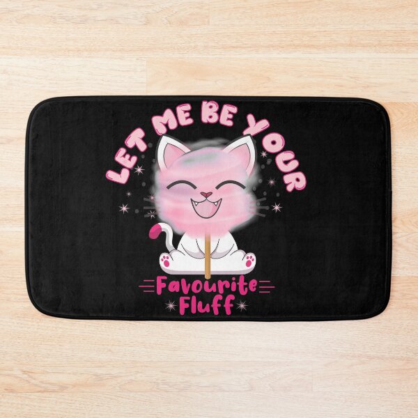 Item preview, Cute Cat Sweet Pink Watercolor Cotton Candy designed and sold by PinkPandaDesign.
