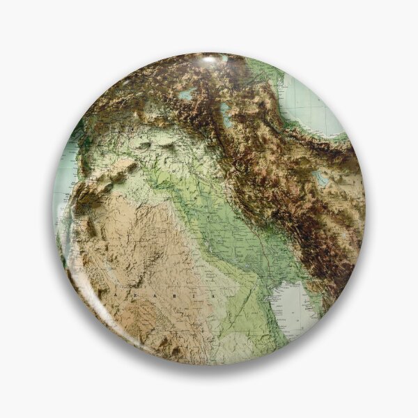Item preview, 1916 Map of the Middle East 3D digitally-rendered designed and sold by ThinkAboutMaps.