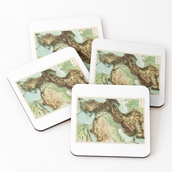 Item preview, 1916 Map of the Middle East 3D digitally-rendered designed and sold by ThinkAboutMaps.