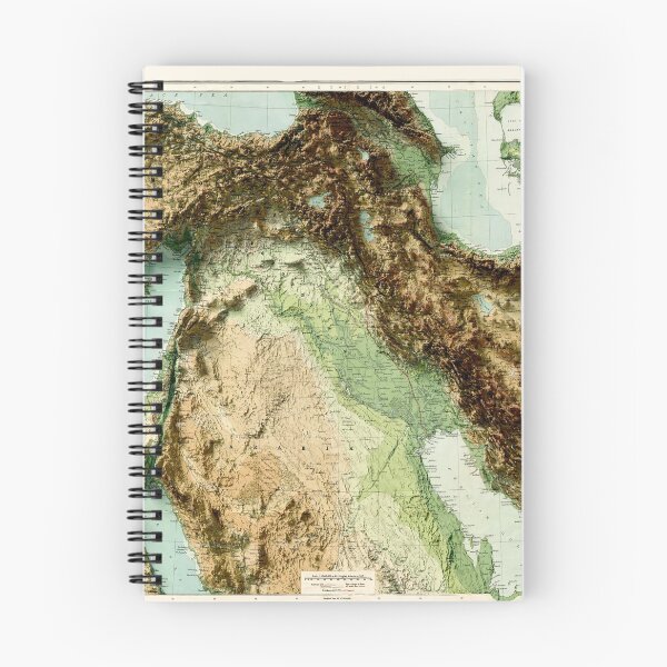 Item preview, 1916 Map of the Middle East 3D digitally-rendered designed and sold by ThinkAboutMaps.