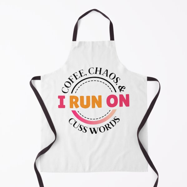 Item preview, I Run on Coffee, Chaos, and Cuss Words | Funny Coffee Quote | Exercise Shirt designed and sold by MiaDelelai.