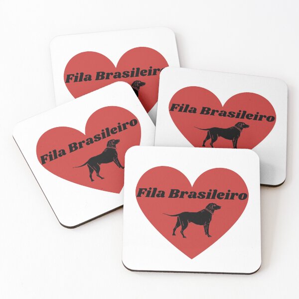 Item preview, I Love Fila Brasileiro Brazilian Mastiff Dog  designed and sold by silviaol.