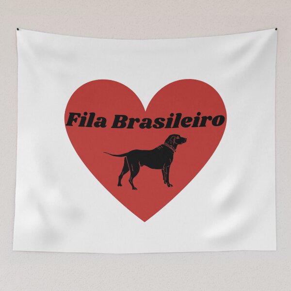 Item preview, I Love Fila Brasileiro Brazilian Mastiff Dog  designed and sold by silviaol.