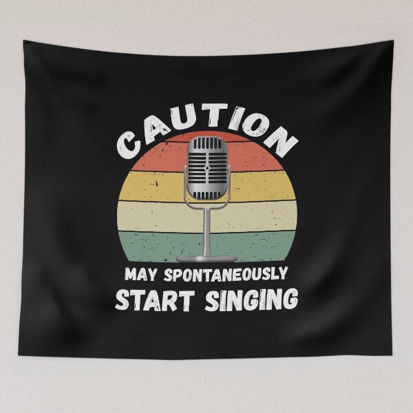 Item preview, Caution May Start Singing V designed and sold by Lemon Pepper.