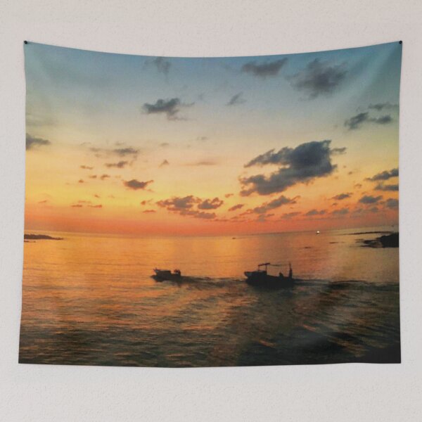 Item preview, Beach Sunset Nature Beauty Meditation designed and sold by IrisDesign20.