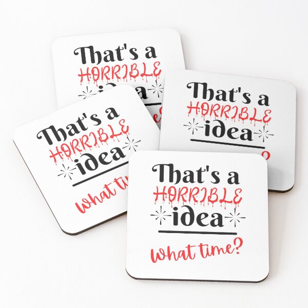 Item preview, That's a horrible idea. What time? (Light colours) designed and sold by Scribblehound.