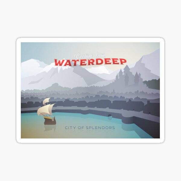 Item preview, Greetings from Waterdeep designed and sold by owlbare.