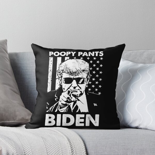 Item preview, Poopy Pants Biden Trump American Flag Anti Joe Biden Vintage designed and sold by EverettLacy.