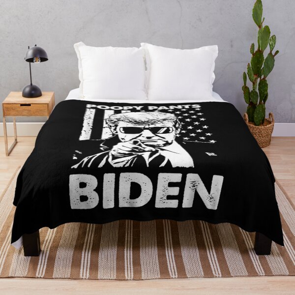 Item preview, Poopy Pants Biden Trump American Flag Anti Joe Biden Vintage designed and sold by EverettLacy.