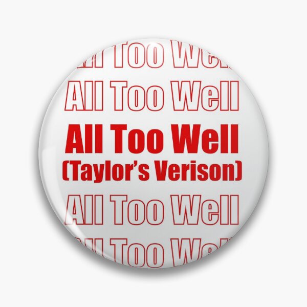 Item preview, All Too Well (Taylor’s Version) designed and sold by Emma Tams.