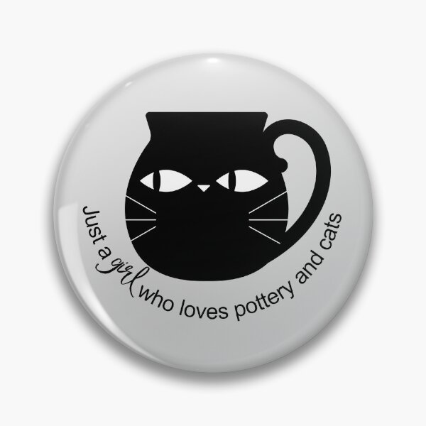 Item preview, Just a girl who loves pottery and cats designed and sold by Teequeque.