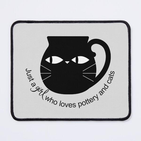 Item preview, Just a girl who loves pottery and cats designed and sold by Teequeque.
