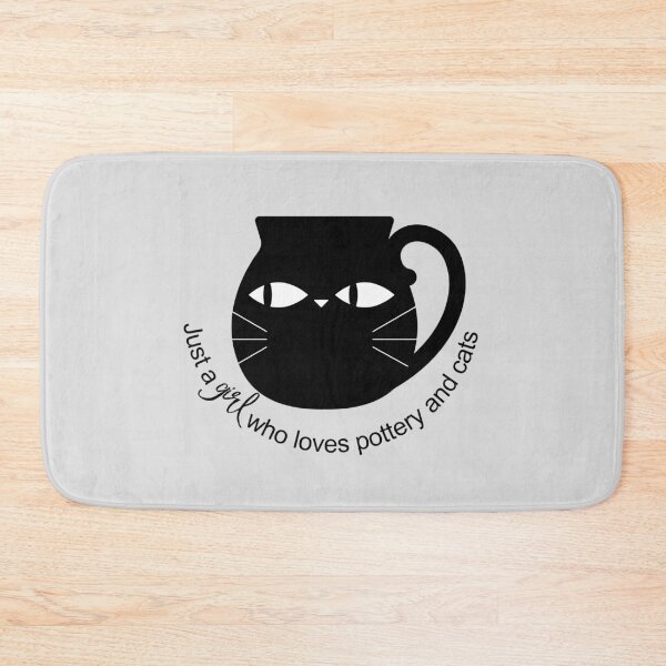 Item preview, Just a girl who loves pottery and cats designed and sold by Teequeque.