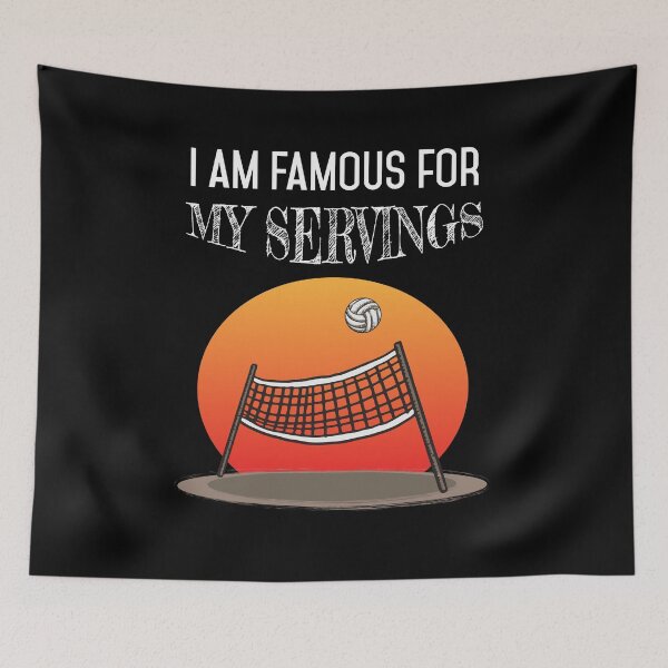 Item preview, Funny Beach Volleyball Servings  Volleyball Player  designed and sold by Rzelemenz.