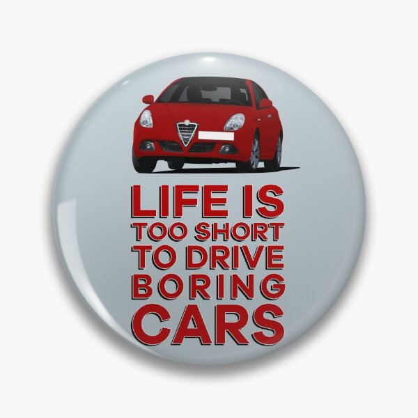 Item preview, Life is too short to drive boring cars - Giulietta in dark red designed and sold by knappidesign.