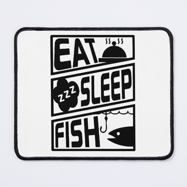 Artikelvorschau, Eat Sleep Fishing Love Fishing Born to Fish Gift Premium Apparel Funny Holiday Xmas entworfen und verkauft von DesignByHeartUK.