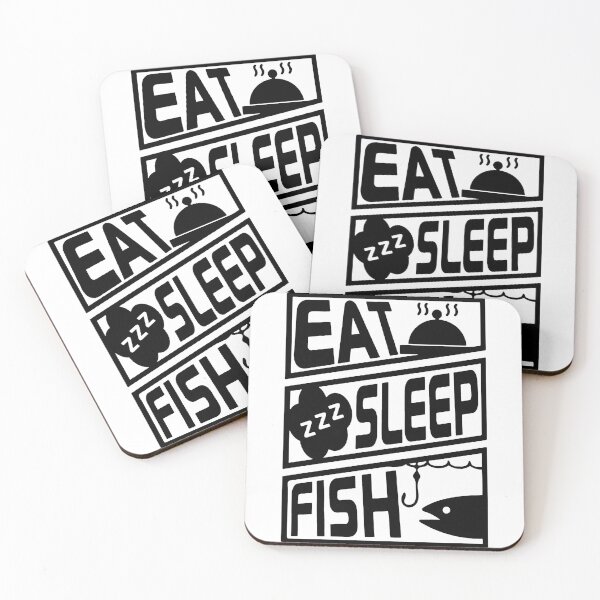Item preview, Eat Sleep Fishing Love Fishing Born to Fish Gift Premium Apparel Funny Holiday Xmas designed and sold by DesignByHeartUK.