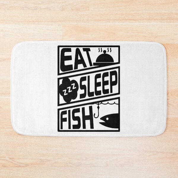 Item preview, Eat Sleep Fishing Love Fishing Born to Fish Gift Premium Apparel Funny Holiday Xmas designed and sold by DesignByHeartUK.