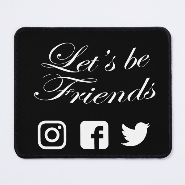 Item preview, Let's be friends wh designed and sold by WBWshop.
