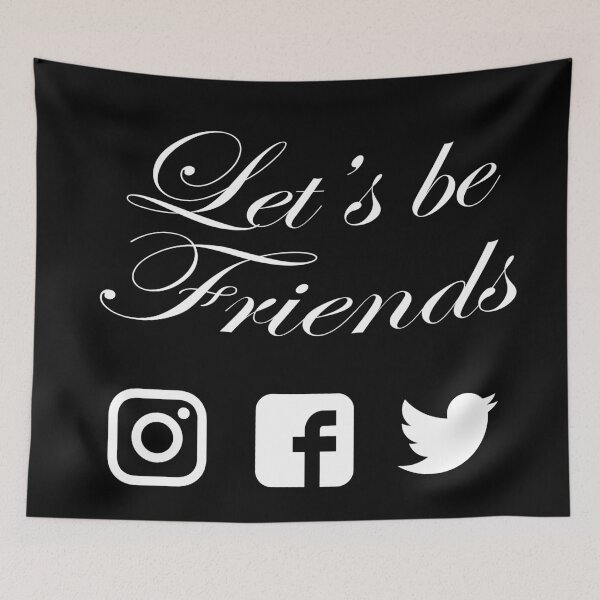 Item preview, Let's be friends wh designed and sold by WBWshop.