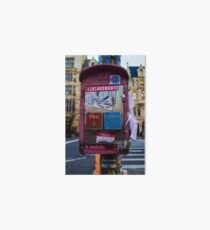 Emergency contact, New York City, New York, USA. Art Board