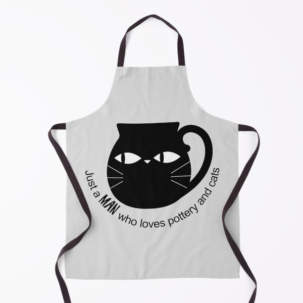 Item preview, Just a man who loves pottery and cats designed and sold by Teequeque.
