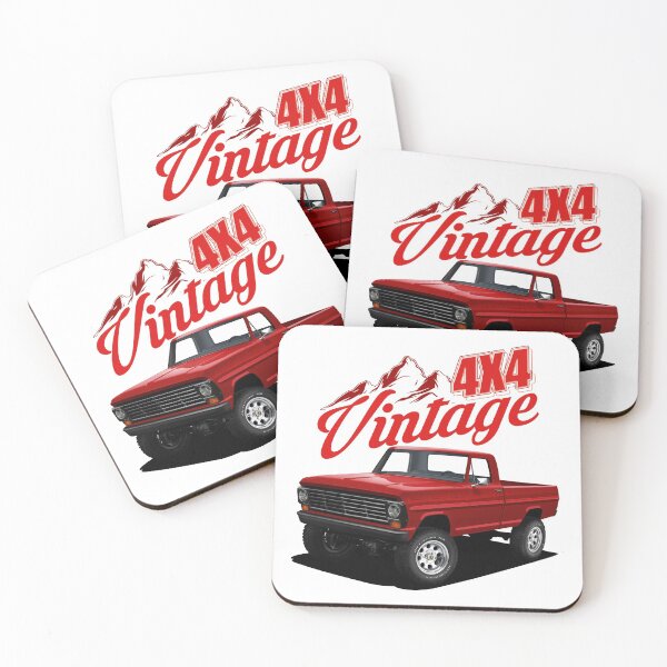 Artikelvorschau, Vintage Rot 4x4 entworfen und verkauft von Yourauto.
