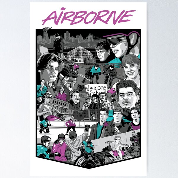Item preview, Airborne Poster - Special 28th Anniversary Edition designed and sold by mark5four0.