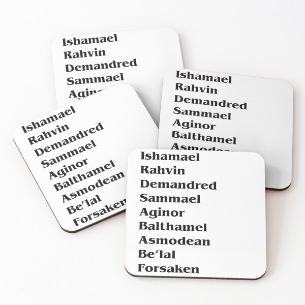 Item preview, Male Forsaken List designed and sold by ContinentalZero.