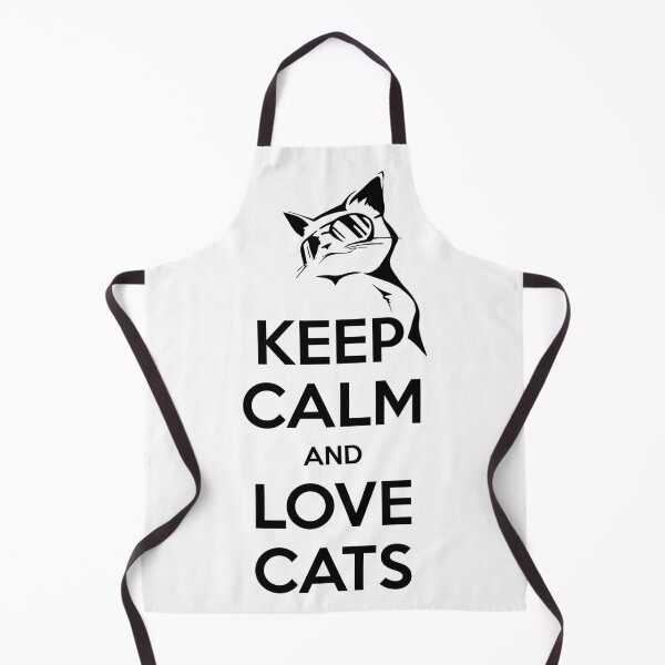 Item preview, Keep calm and love cats, with style designed and sold by Koihl.