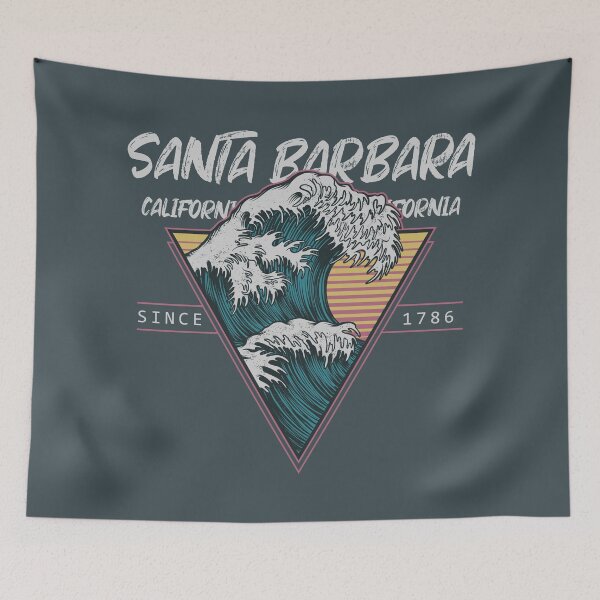 Item preview, Santa Barbara California Great Wave Surfing designed and sold by KrisSidDesigns.