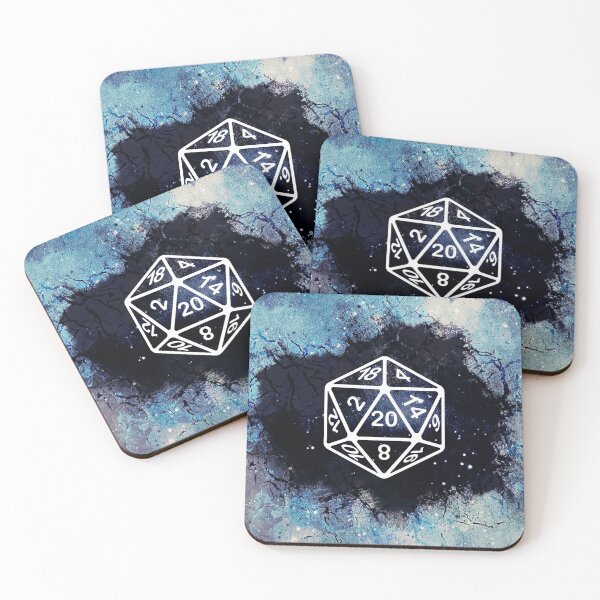 Item preview, Space Fine Art Fantasy AD&D Critical Hit d20 Polyhedral Dice Design designed and sold by Candlewood Museum & Gift Shoppe.