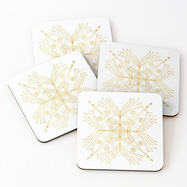 Item preview, halo gold pattern flowery fish inspired magic book   designed and sold by tenkenryujin.