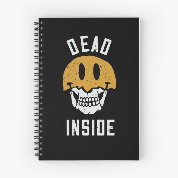 Item preview, Distressed Smilling outside and Dead inside designed and sold by TheMattDesigns.