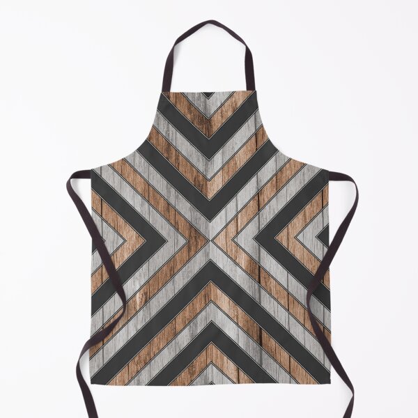 Item preview, Rustic Wood Texture Geometric Tribal Pattern Grey/Brown designed and sold by CynthiaGraphics.