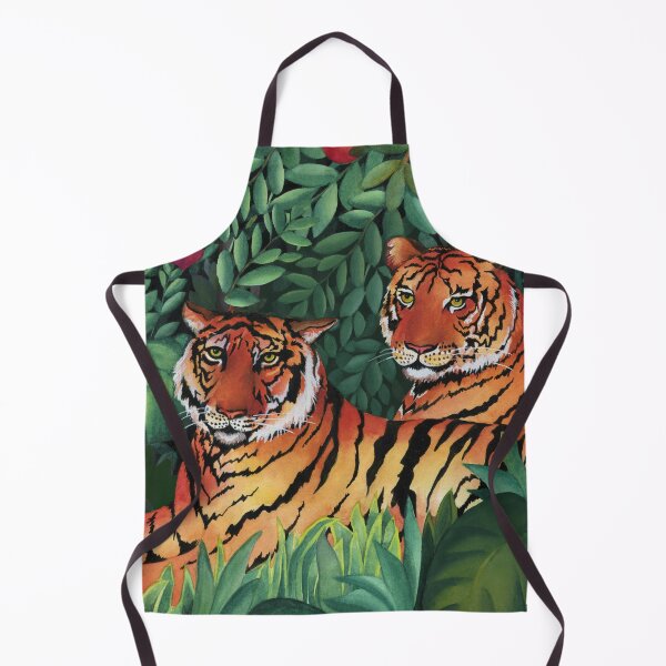 Item preview, Rainforest tigers in the jungle   designed and sold by Sue Zipkin.
