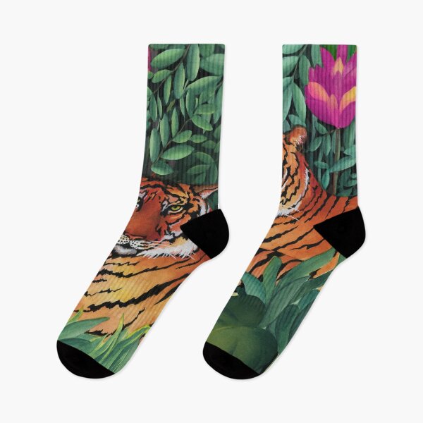 Item preview, Rainforest tigers in the jungle   designed and sold by Sue Zipkin.