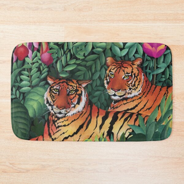Item preview, Rainforest tigers in the jungle   designed and sold by Sue Zipkin.